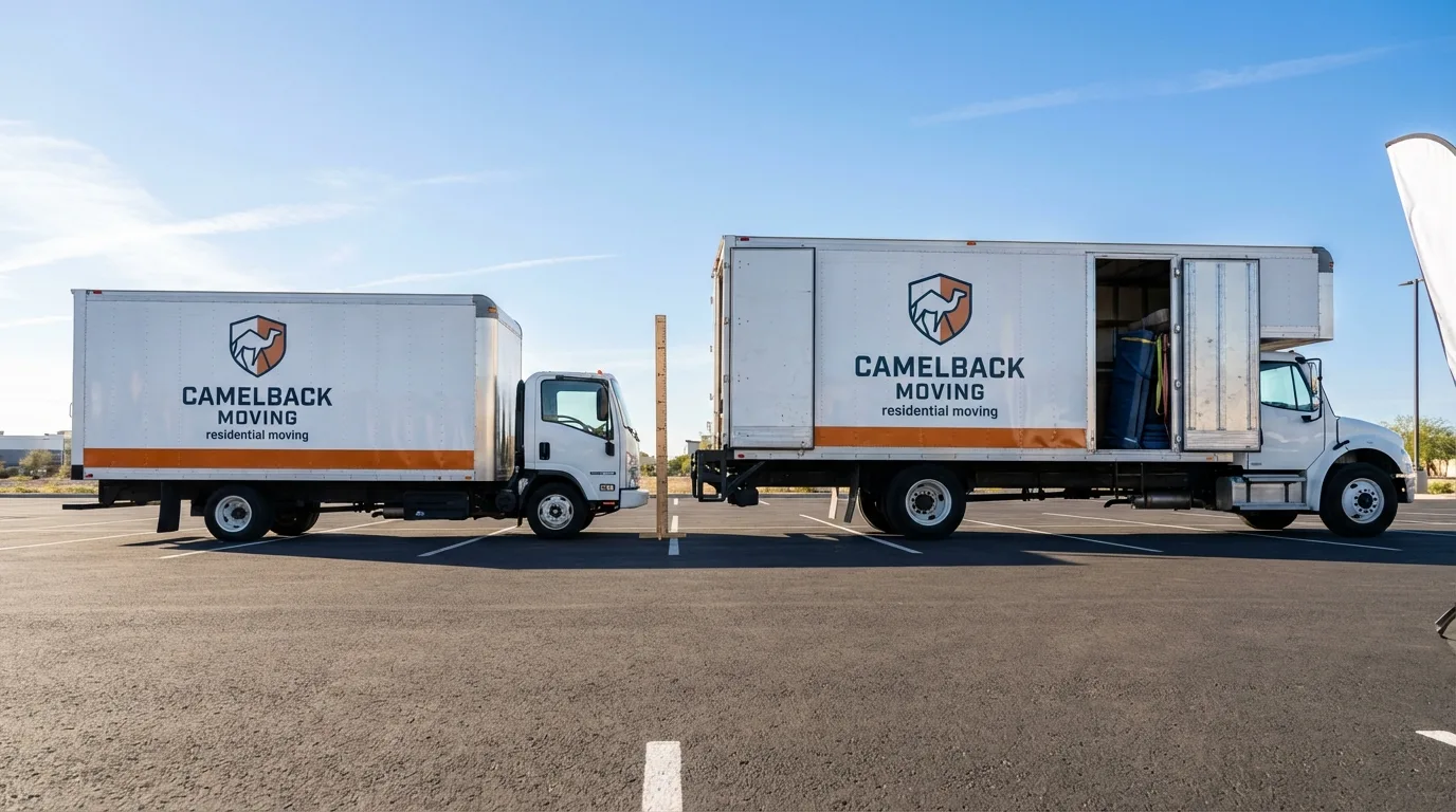 Moving truck size capacity guide in Fayette